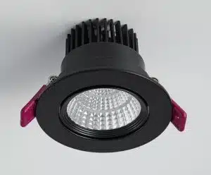 black tiltable downlight manufacturer